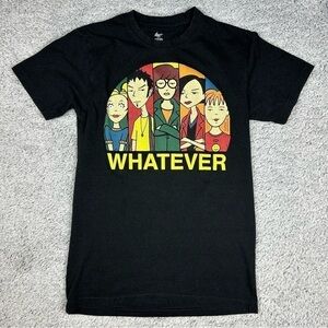Daria Shirt Womens Small MTV Tee 90s TV Show Whatever Basic Casual Crewneck